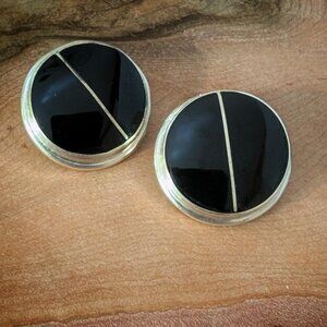 Mexican silver clip on earrings